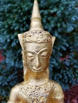 Rare, Old, Incredible Phra Chai Bucha! Ngang Ngung Thai Amulet Buddha