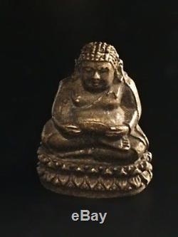 Rare Old Phra Sangkajai LP Tim Wat Lahanrai Thai Buddha Amulet Luck Rich Protect