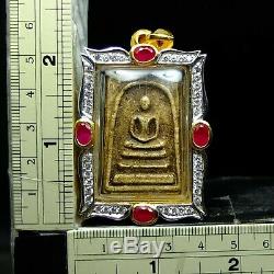 Rare Old Phra Somdej Toh Wat Rakhang Thai Buddha amulet Top 5. #2