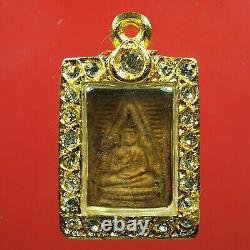 Rare Old Phra Somdej Wat PakNam Thai Buddha Amulet, Certificate card #4