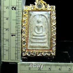 Rare Old Phra Somdej Wat Rakang, Thai Buddha Amule, Real Micron casing. #