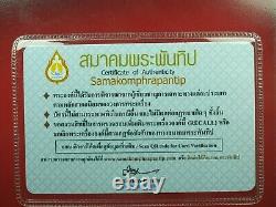 Rare Old Pra Khun Phan wat banklang Supanburi, thai buddha amulet & Card