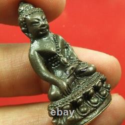 Rare Phra Kring Base Gold, LP Tim, Wat Rahanrai, Rayong. Thai buddha amulet&Card