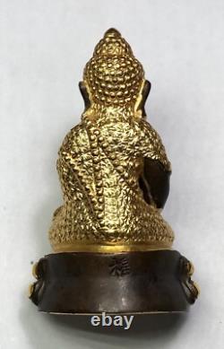 Rare Phra Kring Blessed Pawares Thai Buddha Sacred Pendant Amulet Protect K380
