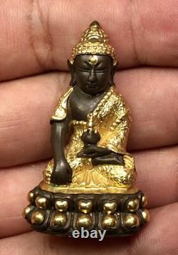 Rare Phra Kring Blessed Pawares Thai Buddha Sacred Pendant Amulet Protect K380