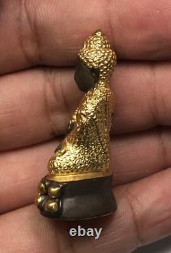 Rare Phra Kring Blessed Pawares Thai Buddha Sacred Pendant Amulet Protect K380