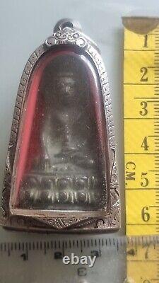 Rare Phra Kring Jeen (China) Wat Bowon, Bangkok Buddha year 2530, Silver casing