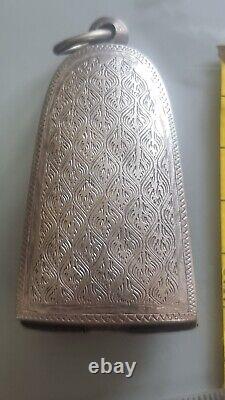 Rare Phra Kring Jeen (China) Wat Bowon, Bangkok Buddha year 2530, Silver casing