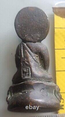 Rare Phra Kring Jeen (China) Wat Bowon, Bangkok Buddha year 2530, Silver casing