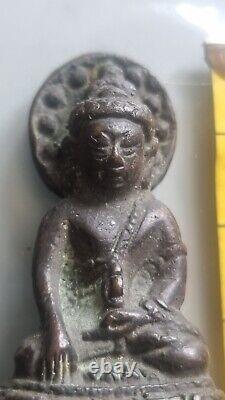 Rare Phra Kring Jeen (China) Wat Bowon, Bangkok Buddha year 2530, Silver casing