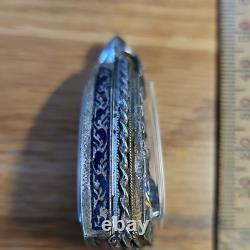 Rare Phra Kring Klong Takian Wat Pradoosongdham Thai Buddha antique silver case