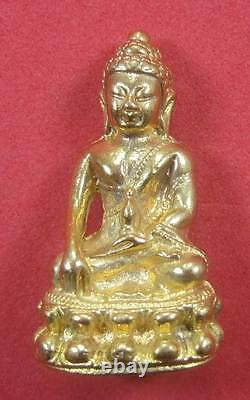 Rare! Phra Kring Naga Ratch Pim Yai LP Khambu Buddha Wat Amulet LP Old Thai