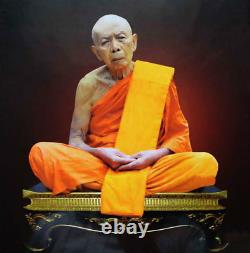 Rare! Phra LP Tim Wat Rahanrai Nur Copper First Gen. Old Thai Amulet Buddha