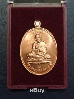 Rare! Phra LP Tim Wat Rahanrai Nur Copper Old Thai Amulet Buddha Antique #2
