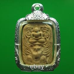 Rare Phra Loungpor Pan Wat Bang Nom Kho, BE 2527, Thai buddha amulet #14