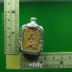 Rare Phra Loungpor Pan Wat Bang Nom Kho, BE 2527, Thai buddha amulet #14