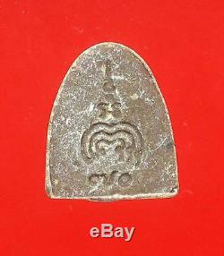 Rare! Phra Pidta Jew LP Pae Wat Pikulthong BE2517 Old Thai Amulet Buddha Antique