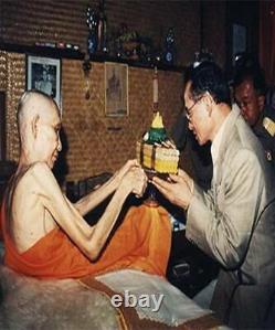 Rare! Phra Pidta LP Kasem Kemmako BE2538 Final Gen. Old Wat Thai Amulet Buddha