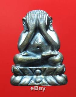 Rare! Phra Pidta LP. Yod Wat Kaewjaroen BE2537 Old Thai Amulet Buddha Antique
