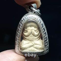 Rare Phra Pidta Lp Tim Talisman Luck Love Charm Thai Buddha Amulet Pendant