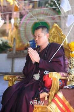 Rare! Phra Pikanet Ruesri Kruba Jaow Inpan Hindu Old Thai Amulet Buddha Red Wan