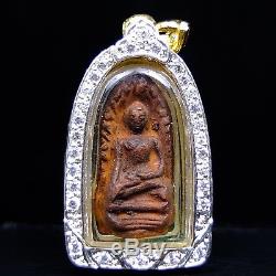 Rare Phra Rod, Kru Wat Mahawan, Lamphun, Phim Yai, Thai Buddha Amulet