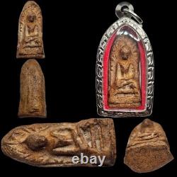 Rare Phra Rod Thai Buddha Amulet Protection from Danger Sacred Talisman