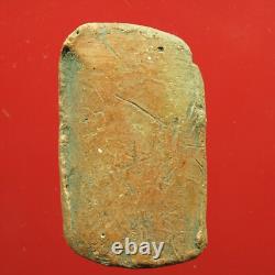 Rare Phra Somdej Kru Wat Pho Ayutthaya. BE. 2440-2450 Thai buddha amulet&Card#1