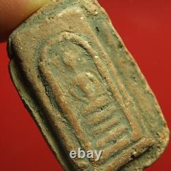 Rare Phra Somdej Kru Wat Pho Ayutthaya. BE. 2440-2450 Thai buddha amulet&Card#1
