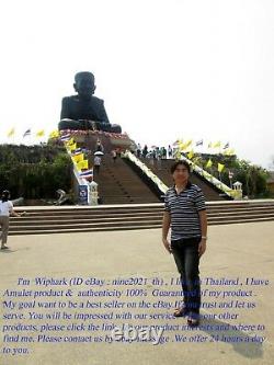 Rare! Phra Somdej LP Kasem Kemmako BE2538 Final Gen. Old Wat Thai Amulet Buddha