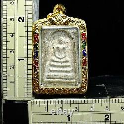 Rare Phra Somdej Toh Wat Rakhang Buddha, Phim Yai, Real Silver casing #4