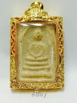 Rare! Phra Somdej, Wat Suthat, Old Talisman, Thai buddha Amulet, Wat Sutat FREE