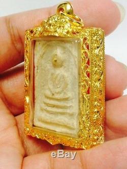 Rare! Phra Somdej, Wat Suthat, Old Talisman, Thai buddha Amulet, Wat Sutat FREE