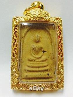 Rare! Phra Somdej, Yantra Pakkawam, Old Talisman, Thai buddha Amulet, Holy, HOT