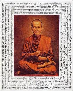 Rare & Real! PHRA SOMDEJ LP TOH 118 Years Old Wat Thai Amulet Buddha Antique #2