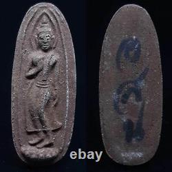 Rare Standing Buddha Holy Leklai Namphi Luck Wealth Charm Talisman Thai Amulet