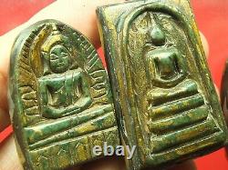 Rare TOP Five Benjapakee Buddha set SOMDEJ TOH, strong, Jade, Thai buddha amulet