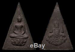 Rare Thai Amulet Buddha Phra Somdej Chitralada King Bhumipol Rama9 B. E. 2539
