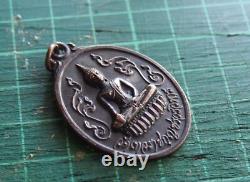 Rare! Thai Amulet Buddha and Three Heads Mythical Elephant Erawan Talisman