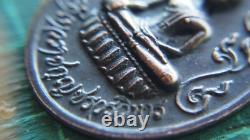 Rare! Thai Amulet Buddha and Three Heads Mythical Elephant Erawan Talisman