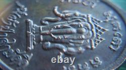 Rare! Thai Amulet Buddha and Three Heads Mythical Elephant Erawan Talisman