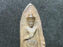 Rare Thai Amulet Phra Ruang Lang Rang Puen Sukhothai Lead Alloy Buddha Antique