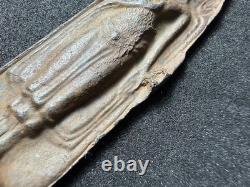 Rare Thai Amulet Phra Ruang Lang Rang Puen Sukhothai Lead Alloy Buddha Antique