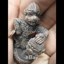 Rare Thai Buddha Amulet Holy Monkey Hanuman Victory Powerful Lp Kalong Nawa
