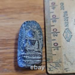 Rare Thai Buddha Phra Prem Amulet, Set In Real Silver Case