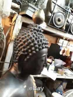 Rare Thai Buddha Sitting Statue Bronze
