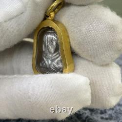 Rare Vintage Phra Pidta Phim Buddha Thai Amulet 22K Chao Khun Phon