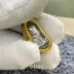 Rare Vintage Phra Pidta Phim Buddha Thai Amulet 22K Chao Khun Phon
