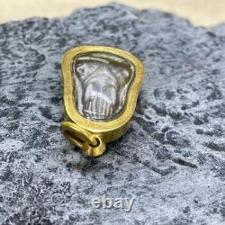 Rare Vintage Phra Pidta Phim Buddha Thai Amulet 22K Chao Khun Phon