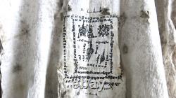 Rare Vintage Thai Yantra Talismanic Yant Shirt Large Over 40 Years Old Original